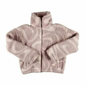 Abercrombie Kids Pink Sherpa Fleece Jacket 11/12